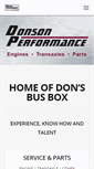 Mobile Screenshot of donsbusbox.com